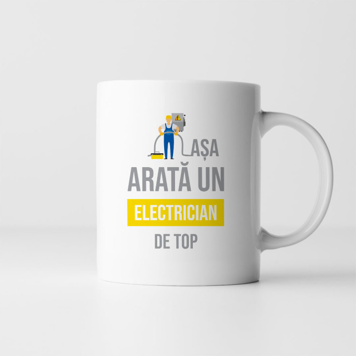 Așa arată un electrician de top - cană