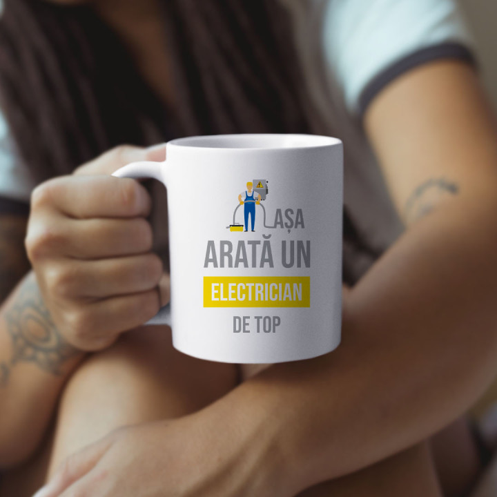 Așa arată un electrician de top - cană