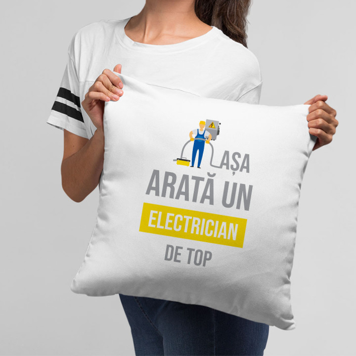 Așa arată un electrician de top - pernă