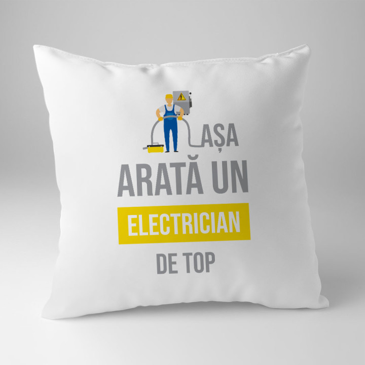 Așa arată un electrician de top - pernă