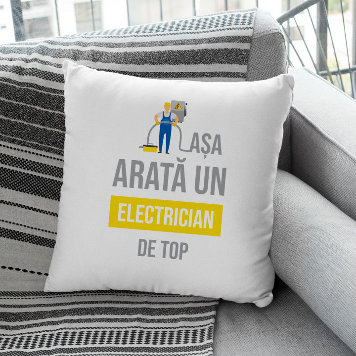 Așa arată un electrician de top - pernă