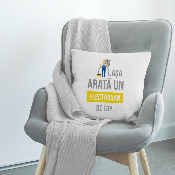Așa arată un electrician de top - pernă