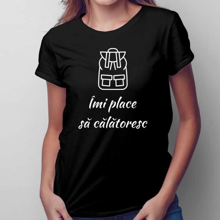 Îmi place să călătoresc - tricou pentru femei cu imprimeu
