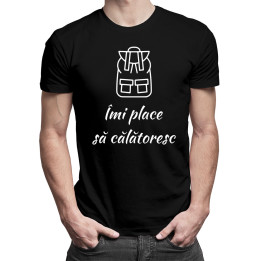 Îmi place să călătoresc - tricou pentru bărbați cu imprimeu