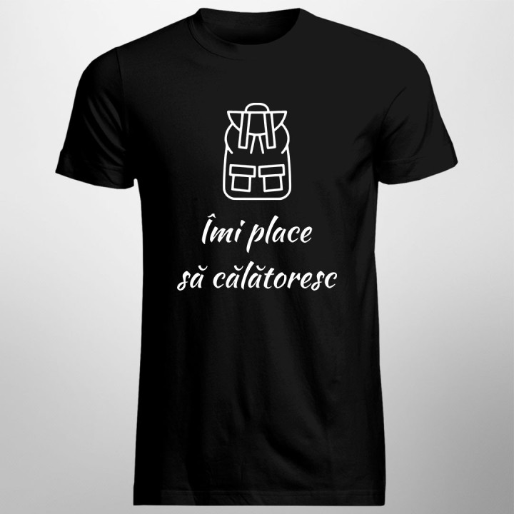 Îmi place să călătoresc - tricou pentru bărbați cu imprimeu