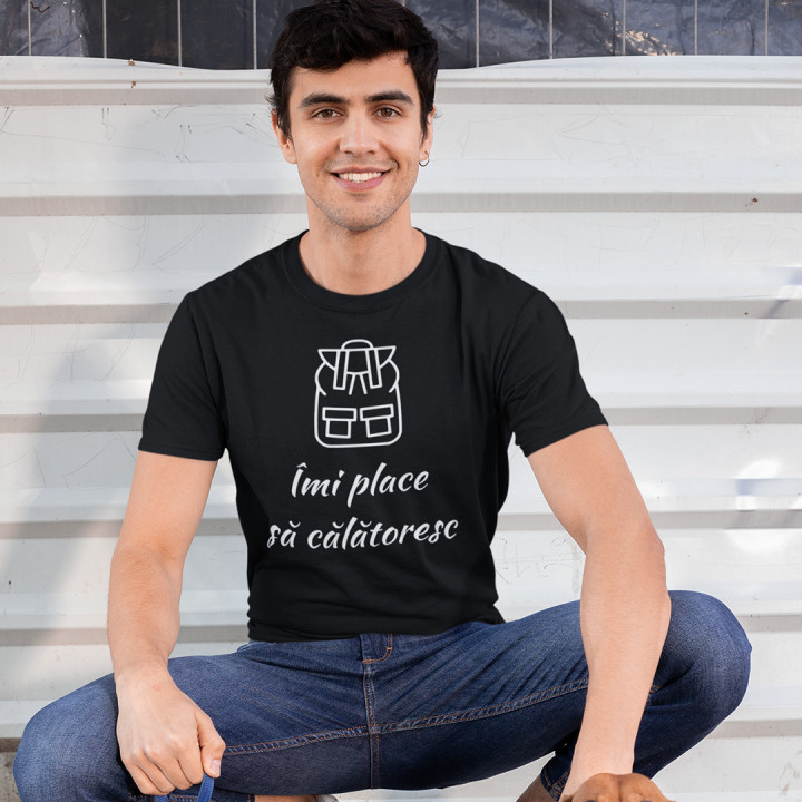 Îmi place să călătoresc - tricou pentru bărbați cu imprimeu