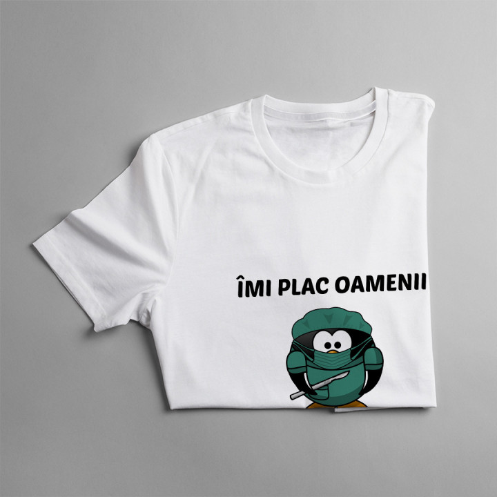 Îmi plac oamenii (dar numai cei în anestezie) - tricou pentru bărbați cu imprimeu