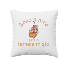 Soacra mea este o femeie mișto - pernă