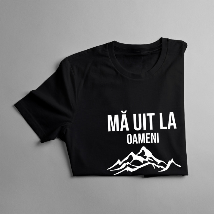 Mă uit la oameni de sus - tricou pentru bărbați cu imprimeu