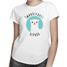 Îmbrățișați alpaca - T-shirt pentru femei