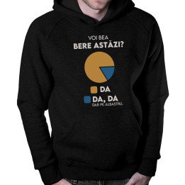 Voi bea bere astăzi? Da, Da, dar pe albastru - bluză bărbătească cu imprimeu