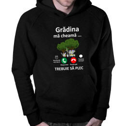 Grădina mă cheamă, trebuie să plec - bluză bărbătească cu imprimeu