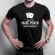 Născut să joace poker - T-shirt pentru bărbați cu imprimeu
