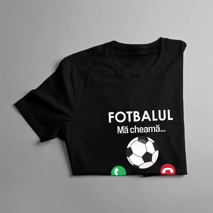 Fotbalul mă cheamă, trebuie să plec - tricou pentru femei cu imprimeu