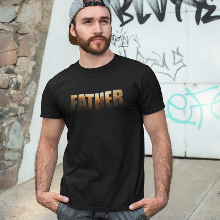 Father - tricou pentru bărbați cu imprimeu