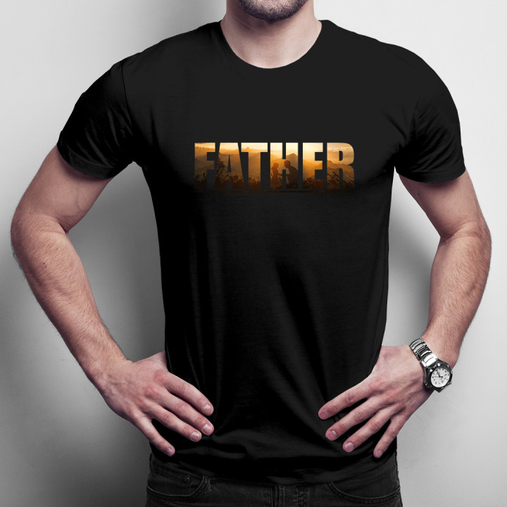 Father - tricou pentru bărbați cu imprimeu