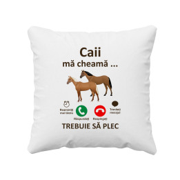 Caii mă cheamă, trebuie să plec - pernă