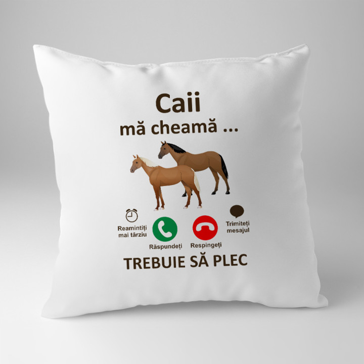 Caii mă cheamă, trebuie să plec - pernă
