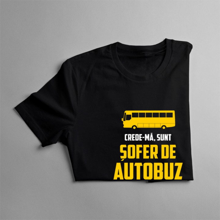 Sunt șofer de autobuz, știu ce fac - T-shirt pentru bărbați cu imprimeu