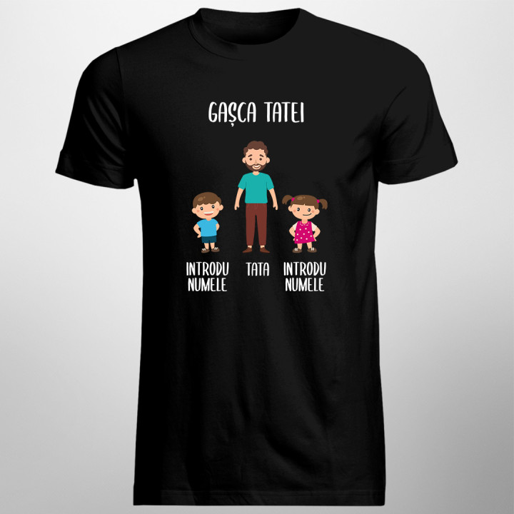 Gașca tatei -  tricou pentru bărbați cu imprimeu - produs personalizat