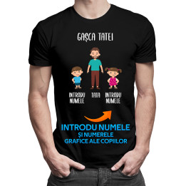 Gașca tatei -  tricou pentru bărbați cu imprimeu - produs personalizat
