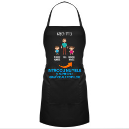 Gașca tatei - şorţ - produs personalizat