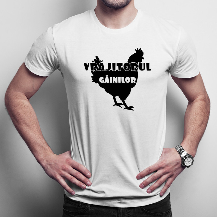 Vrăjitorul găinilor  - tricou pentru bărbați cu imprimeu
