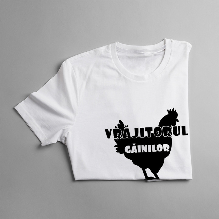 Vrăjitorul găinilor  - tricou pentru bărbați cu imprimeu