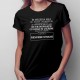 Sunt de la resurse umane - T-shirt pentru femei