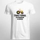 Tractorul este mașina mea de serviciu - tricou pentru bărbați cu imprimeu