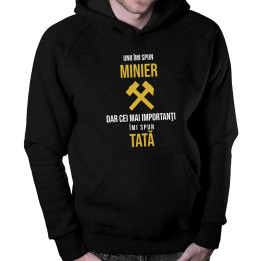 Unii îmi spun minier, dar cei mai importanţi îmi spun tată - bluză bărbătească cu imprimeu