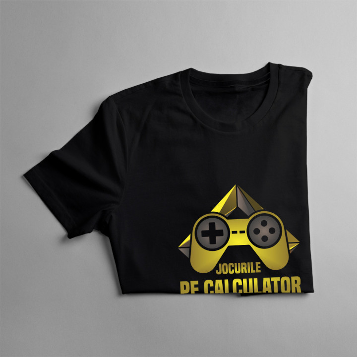 Jocurile pe calculator - mai ieftine decât terapia - tricou pentru bărbați cu imprimeu