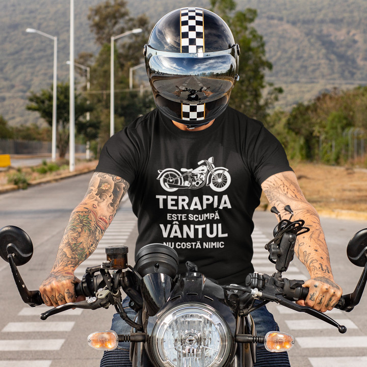 Terapia este scumpă, vântul nu costă nimic - tricou pentru bărbați cu imprimeu