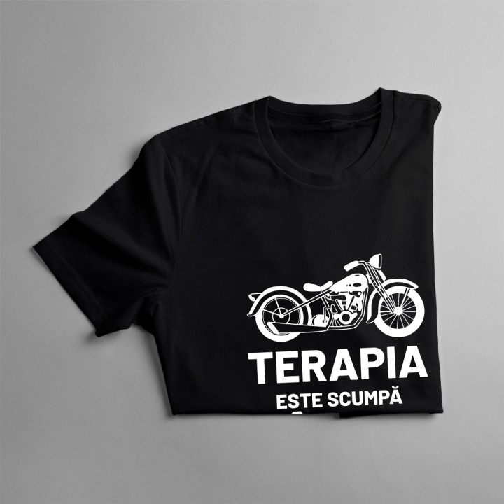 Terapia este scumpă, vântul nu costă nimic - tricou pentru bărbați cu imprimeu