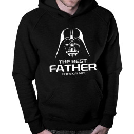 The best father in the galaxy  - bluză bărbătească cu imprimeu