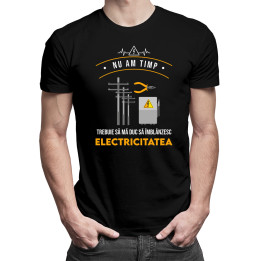 sunt concentrat, doar... Ooo, aud cumva un tractor? - tricou pentru bărbați cu imprimeu