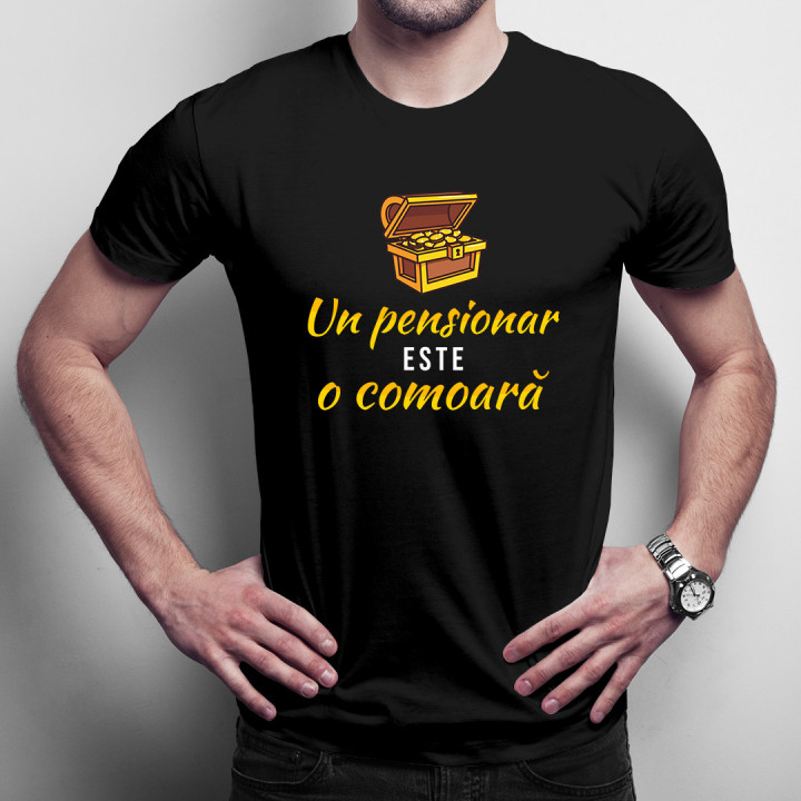 Un pensionar este o comoară - tricou pentru bărbați cu imprimeu
