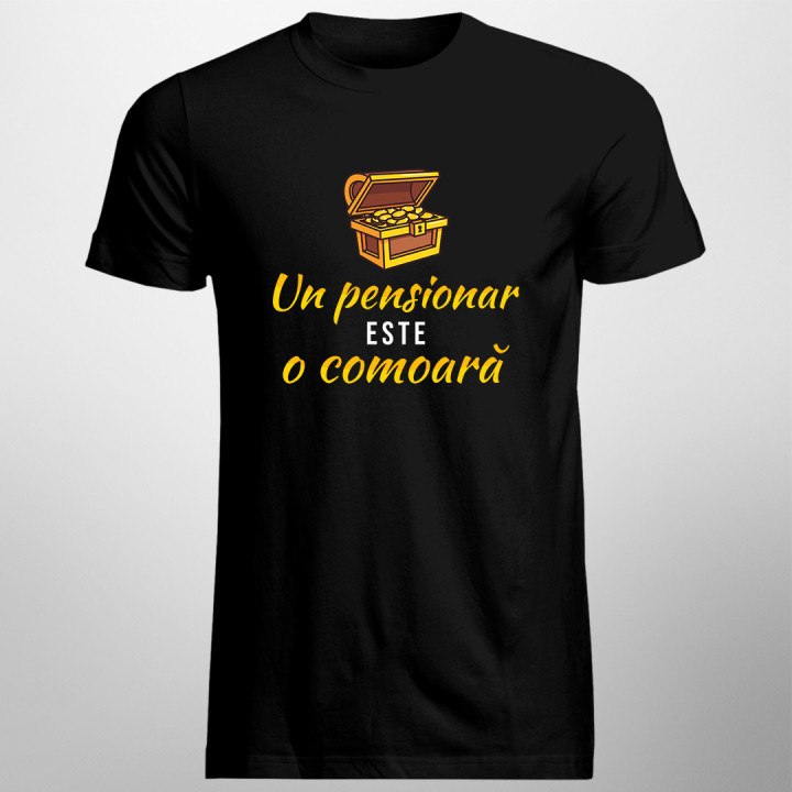 Un pensionar este o comoară - tricou pentru bărbați cu imprimeu