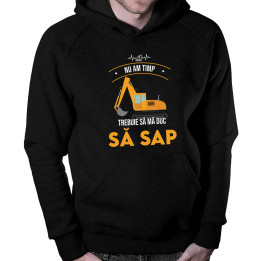 Nu am timp, trebuie să mă duc să sap - bluză bărbătească cu imprimeu