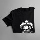 1984 Nașterea unei legende 40 ani! - tricou pentru femei cu imprimeu