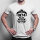 1974 Nașterea unei legende 50 ani! - tricou pentru bărbați cu imprimeu