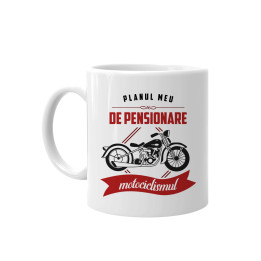 Planul meu de pensionare: motociclismul - cană