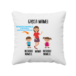 Gașca mamei - pernă - produs personalizat