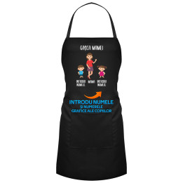 Gașca mamei - şorţ - produs personalizat