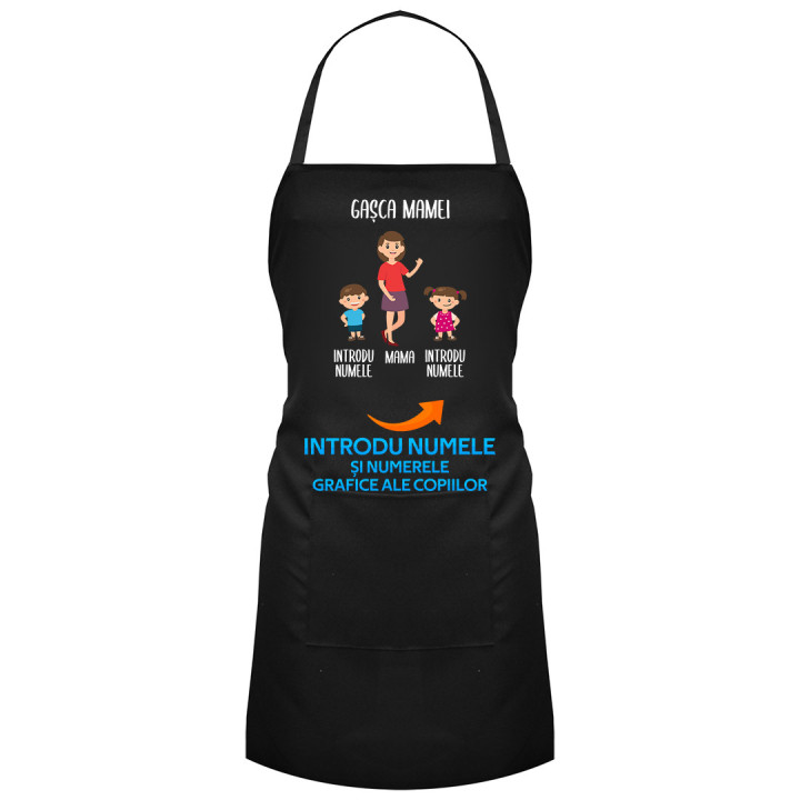 Gașca mamei - şorţ - produs personalizat