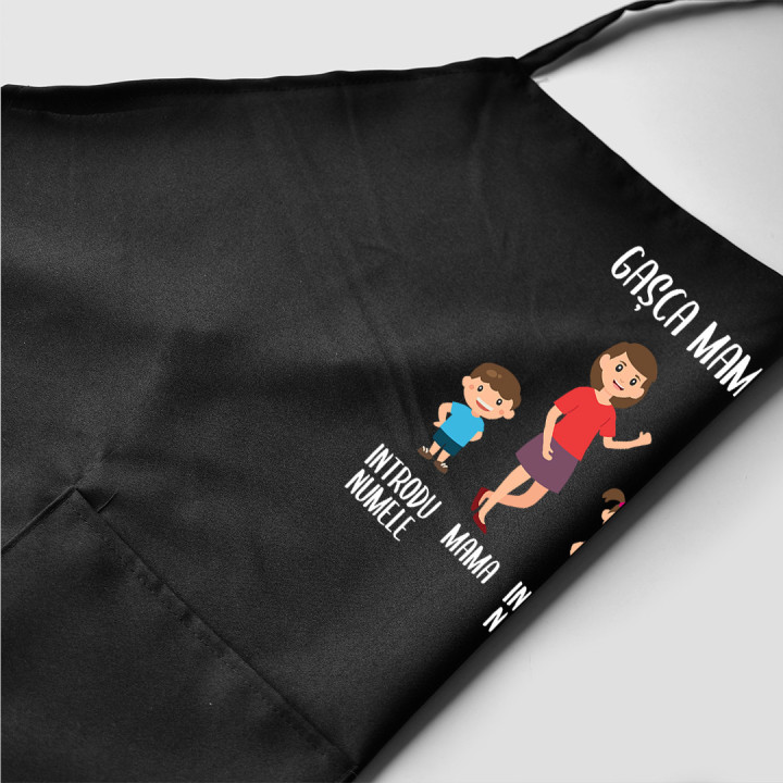 Gașca mamei - şorţ - produs personalizat