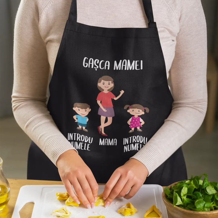 Gașca mamei - şorţ - produs personalizat