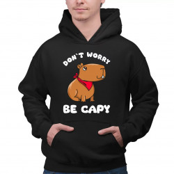 Don`t worry be Capy - bluză bărbătească cu imprimeu