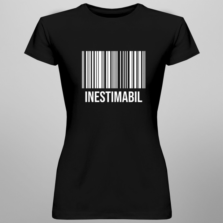 Inestimabil - tricou pentru femei cu imprimeu