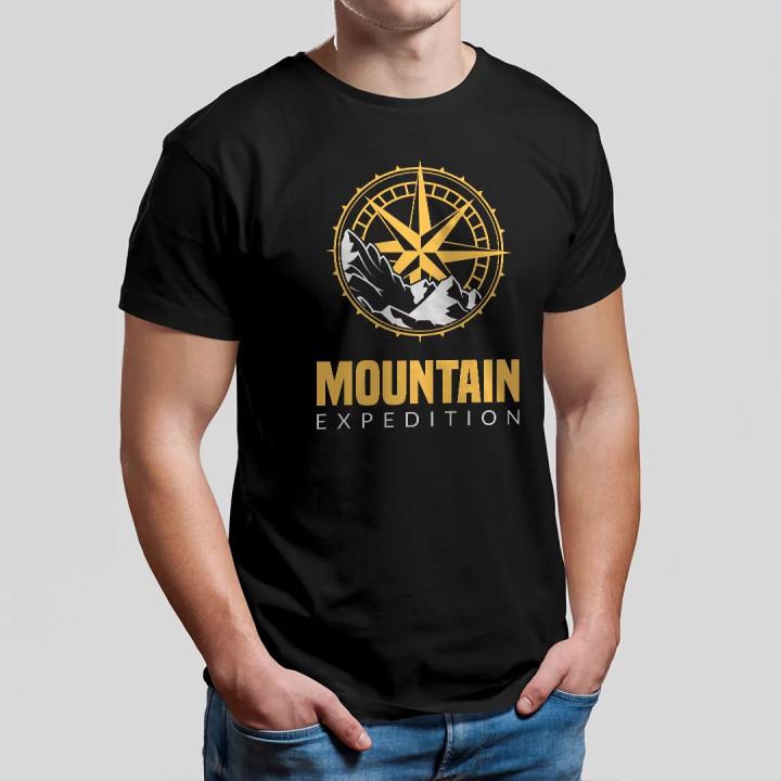 Mountain expedition - tricou pentru bărbați cu imprimeu